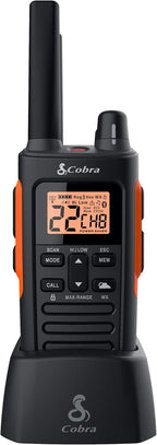 Cobra RX680 Waterproof Walkie Talkies (2-Pack) and Cobra GA-SV01 Surveillance Headset