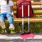 Backpack Trolley 2 Wheels Portable Telescopic Rod Backpack Hand