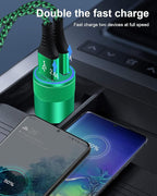 Dual Port Car Phone Charger, [2Pack] 3.4a Fast Charge USB Cargador Carro Lighter Adapter Cigarette Auto Power Adapter Block for iPhone, Samsung Galaxy, Google Pixel, LG, Motorola, GPS, LED Light Car