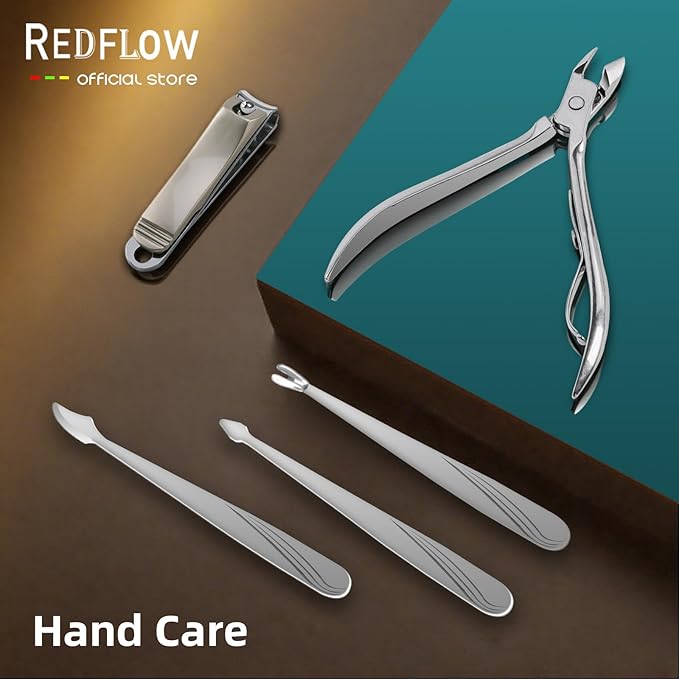 Manicure Set 11 in 1 Stainless Steel Nail Clippers for Men，Manicure Kit for Women，Nail Grooming Kit，Nail Clipper Set，Personal Care Tools