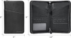 Polare Full Grain Leather Passport Holder Cover Case for Men and Women RFID Blocking Family Travel Wallet Holds 6 Passports