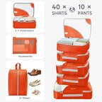 10 Set Packing Cubes for Travel, Gifts for Women Mom,Anti-Tearing Suitcase Organizer,OlarHike Vacation Essentials & Accessories for Cruise Ship