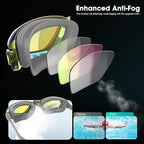 Braylin Swim Goggles, 2-Pack Swimming Goggles, Anti Fog, No Leaking For Adult Women Men Youth
