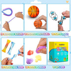 15Pack Fidget Toys Bulk for Adult Kids Age 5-7, 8-12, Sensory Autism Travel Must Have ADHD Autistic Figette Classroom Treasure Prize Box School Must Have Stress Anxiety Easter Basket Stuffers Gifts