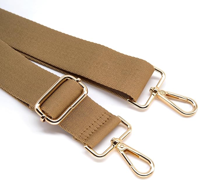 S&loyoe Thickened Solid Color Purse Straps Replacement Crossbody Bag Strap Adjustable Wide Guitar Straps for Handbags 1.5inch
