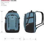 SwissGear Travel Tech Pro Laptop Backpack – Fits Laptops up to 16” – ScanSmart TSA-Friendly Backpack with Multiple Organizer Pockets – Blue