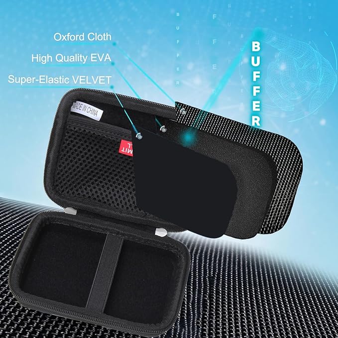 Hermitshell Hard Travel Case for INIU Portable Charger Smaller & Lighter 45W Fast Charging 10000mAh PD Power Bank Battery Pack (Only Case) (Black)