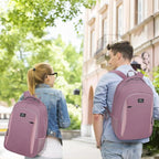 MATEIN Personal Item Backpack 18 * 14 * 8, Underseat 15.6 inch Travel Laptop Backpack for Women, Sturdy Water Resistant Slim Daypack College Computer Bag Gift, Dark Purple
