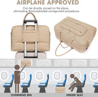 Travel Duffle Bag Weekender for Women - Carry-On Overnight Bag Personal Item Bag with Shoe Compartment & Wet Pocket Large Weekend Tote Bags with Toiletry Bag Hospital Bags for Labor and Delivery