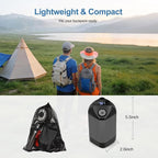 Portable Shower for Camping with 7800mAh Battery, Rechargeable Camping Shower with Intelligent LED Display, 3 Spray Modes, IPX8 Waterproof Outdoor Camp Pump for Hiking, Travel, Car, Pet