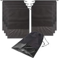 8 PCS Shoe Bags for Travel Non-Woven Large Shoes Pouch Storage Organizer with Rope for Men and Women Black