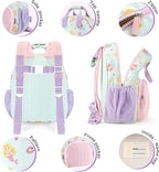 GAGAKU Toddler Backpack for Girls 2-4 years Kids Mini Backpacks Cartoon Breathable Comfortable Preschool Daypack for School Travel Lightwieght Bag - Pink