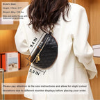 Eslcorri Small Crossbody Sling Bag for Women Trendy - Fanny Packs Leather Chest Belt Bum Bag Anti Theft Purse for Travel