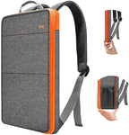 ZINZ Slim & Expandable Laptop Backpack Water Resistant Backpack Travel Backpack Compatible with MacBook Air/Pro/Neo 13-14 inch, XPS 13/14, Surface 13.5" and Most 13-14 Notebooks，G01OG01