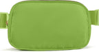 Belt Bag Zipper Fanny Pack Crossbody Bags for Women,Fashion Nylon Waist Packs, Water Repellent Two Way wear with Adjustable Strap Gifts for Teenage Girls Women Men(pistachio)