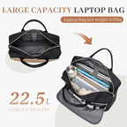 Laptop Bag for Women 15.6Inch Work Tote Computer Briefcase Waterproof Handbag Shoulder Teacher Office Crossbody Purse