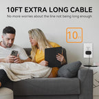 Phone 17 16 15 Pro Charger Fast Charging, 20W USB C Fast Charger Block with 10FT Long Type C Chargers Fast Charging Cable Cord for Phone 17/17 Pro/17 Pro Max/Air/16 Pro Max/16 Pro/15Pro Max/Pro, S24
