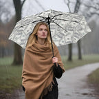 Folding Umbrella Windproof Travel Umbrellas Money Hundred Dollar Bill Light Portable Manual Rain Umbrellas for Man Women