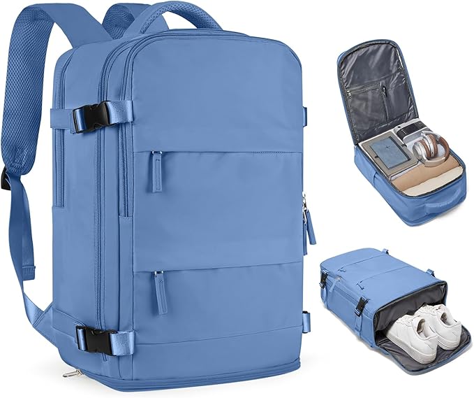 coofay Large Travel Backpack For Women Men Airline Approved Carry On Backpack Flight Approved Waterproof Sports Luggage Backpack Casual Daypack Small Hiking Backpacks
