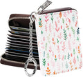 FurArt Zipper Wallet Women, RFID Blocking Credit Card Wallet, Business Card Holder, Compact Size KeyChain Wallet