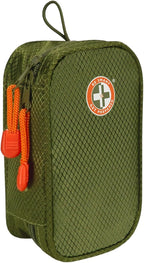 Be Smart Get Prepared's 125 Pieces Travel First aid kit, Carry-on Travel Essentials– PPE, Camping, Hiking, Road Trips, On-The-Go