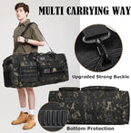 130L Extra Large Duffle Bag for Men, Heavy Duty Duffle Bag for Travel, Large Sports Gym Equipment Bag for Hockey Football Soccer Baseball Basketball & Team training, Dark CM