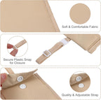 RFID Blocking Hidden Bra Wallet, Travel Money Pouch With Adjustable Strap, Money Belt for Travel Women Hidden, Secret Pocket for Valuables(Khaki)