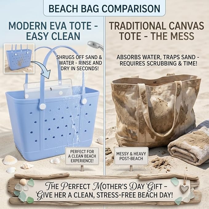 Lightweight Extra large Rubber Beach Bag Small mini Tote Bag for Gym Waterproof medium Open Handbag for Pool Sports