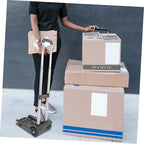 Healifty Heavy Duty Luggage Cart with Adjustable Handle for Easy Transportation Folding Utility Cart for Travel Moving and Shopping Compact Design for Home Use