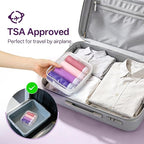 Travel Bottles for Toiletries, TSA Approved Travel Size Containers, Leak Proof Silicone Shampoo Bottles, Small Toiletry Containers with Clear Bag for Shampoo Conditioner Lotion