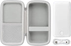 khanka Hard Travel Case Replacement for Anker 347 Power Bank (PowerCore 40K), 40,000mAh Battery Pack, Case Only (White)