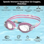 Speedo Women's Swim Goggles Mirrored Vanquisher 2.0