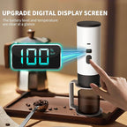 RQUOIRE 3-in-1 Portable Coffee Maker, Espresso Machine, Self-Heating Travel Coffee Maker Compatible with NS, DG Pods & Ground Coffee, Small Mini Espresso Machine for Car Camping, Hiking With Stand