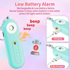 Rechargeable Personal Safety Alarm for Women - 130dB Self Defense Keychain Alarm Whistle with SOS Strobe Light, Low Battery Notice - Security Protection Devices for Kids Elderly College Essentials