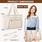 Teacher Tote Bag for Women 15.6in Laptop Bag Work Bags for Women Nurse, Large Utility Shoulder Tote Handbag