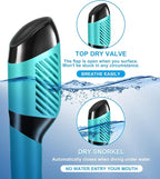 Aegend Snorkeling Gear for Adults Youth Kids, Snorkel Mask with Top Dry Valve - Panoramic View Anti-Leak and Anti-Fog with Mesh Bag for Snorkeling, Scuba Diving, Freediving & Swimming