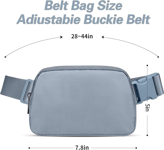 JSJ Mini Fanny Pack for Women & Men,Valentines Day Gifts for Girls Teens Kids Daughter Sister Her,Trendy Stuff Crossbody Bags Cute Everywhere Belt Bags. (Navy Blue)