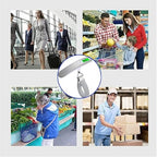 TXY Luggage Scale 50kg/110lb High Precision Portable Digital LCD Display Scale Household Aircraft Outdoor Fishing Scale Weight Balance Suitcase Travel Bag Hanging Steelyard Scale Tool with Hook