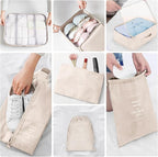 Packing Cubes for Travel-10 Set Luggage Organizer Bags for Family, Mesh Breathable Packing Cubes for Suitcases Durable Travel Essentials Bags Set