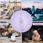 Thopeb– Personal Safety Alarm for Women–135dB Siren, Strobe Light and Rechargeable - Safety Alarm Keychain for Women (Purple)
