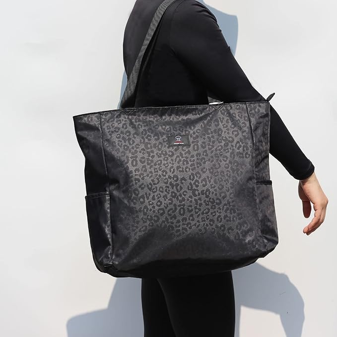 Original Floral Water Resistant Large Tote Bag Shoulder Bag for Gym Beach Travel Daily Bags Upgraded