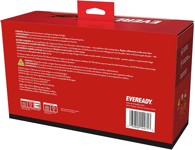 Eveready LED Camping Lantern 360 PRO (6-Pack), Super Bright Tent Lights, IPX4 Water Resistant LED Lanterns for Power Outage Hurricane Preparedness, (Batteries Included)