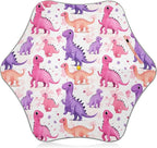 ALAZA Cute Dino Dinosaur Kids Umbrella for Girls Boys Toddler Children Rain & Sun Umbrella
