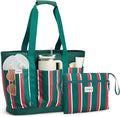 G4Free Beach Bag,Waterproof Beach Tote Pool Bags for Women,Compatible with Cup,Foldable for Weekender Travel