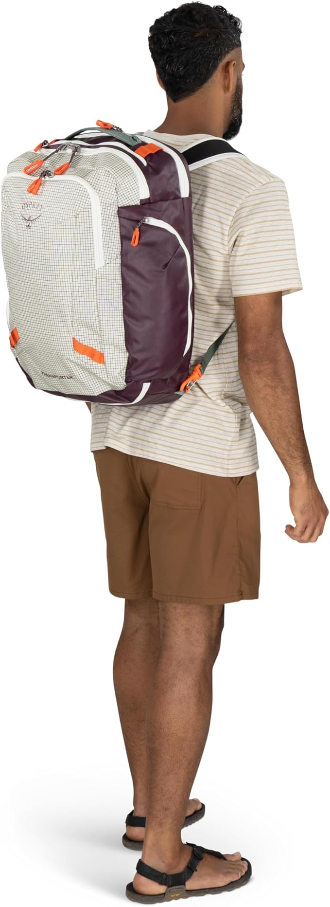 Osprey Transporter 36L Travel Pack - Carry On Backpack with Laptop Sleeve - High Storage Weekender Bag - Mystery White