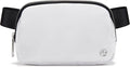 Pander Belt Bag for Women, Fashion Waist Packs, Crossbody Bags, Everywhere Belt Bag with Adjustable Strap (White).