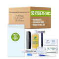 Convenience Kits International Unisex 9-Piece Hygiene Travel Kit with Toothpaste, Deodorant Soap, Shave Cream, Stick Deodorant, Toothbrush, Razor, and TSA-Compliant Zippered Travel Bag