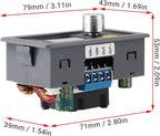 DROK Adjustable Voltage Regulator DC, Buck Boost Converter 6.0V-36V 9v 12v to DC 0.6-36V 24v 5A Power Supply Panel, Constant Current Volt Step Up Down Module