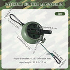 33ft Portable Travel Clothesline Cord, Retractable Adjustable Outdoor Camping Laundry Drying Rope Tree Stand Rope Equipment Accessories for Hotel Trip Cruise Ships
