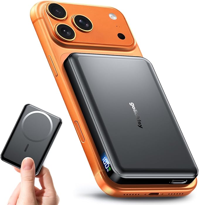 for Magsafe Portable Charger, Power Bank, 10000mAh Wireless Magnetic with Type-C 20W PD Fast Charging, LED Display for Magsafe Battery Pack,Wireless Portable Charger for iPhone 17/16/15/14 all Series